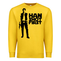 Lemon han shot first Premium Sweatshirt - linhVisuals