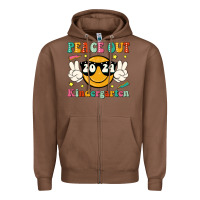 Chestnut peace out 2024 kindergarten Zipper Hoodie - JahusDesignShop
