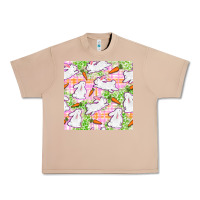 Burro Easter Bunnies With Carrots Seamless Pattern Urban Heavy Tee - BundleAndBundleShop