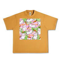 Peanut Butter Easter Bunnies With Carrots Seamless Pattern Urban Heavy Tee - BundleAndBundleShop