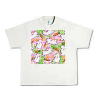 Pistachio Easter Bunnies With Carrots Seamless Pattern Urban Heavy Tee - BundleAndBundleShop