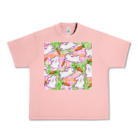 Salmon Easter Bunnies With Carrots Seamless Pattern Urban Heavy Tee - BundleAndBundleShop