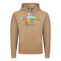 Vintage Coffee Titi Pretty Art Love And Accept Vintage Hoodie - CowhideDigitalArt