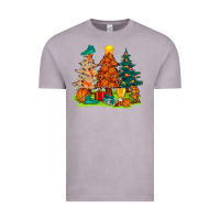 Vintage Zinc christmas basketball trees bbs Vintage Tee - BundleAndBundleShop