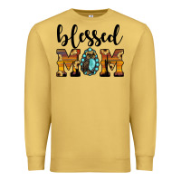 Antique Gold blessed mom Premium Sweatshirt - JahusDesignShop
