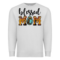 Dove Grey blessed mom Premium Sweatshirt - JahusDesignShop
