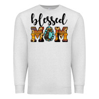Oatmeal Heather blessed mom Premium Sweatshirt - JahusDesignShop