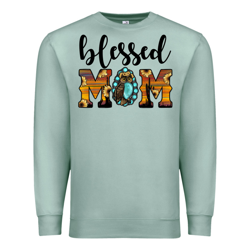 Blessed Mom Premium Sweatshirt by JahusDesignShop | Teevron