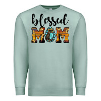 Seafoam blessed mom Premium Sweatshirt - JahusDesignShop