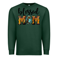 Sports Green blessed mom Premium Sweatshirt - JahusDesignShop