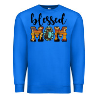 True Royal blessed mom Premium Sweatshirt - JahusDesignShop