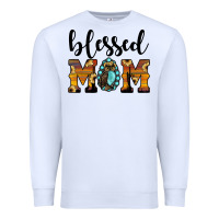 White blessed mom Premium Sweatshirt - JahusDesignShop