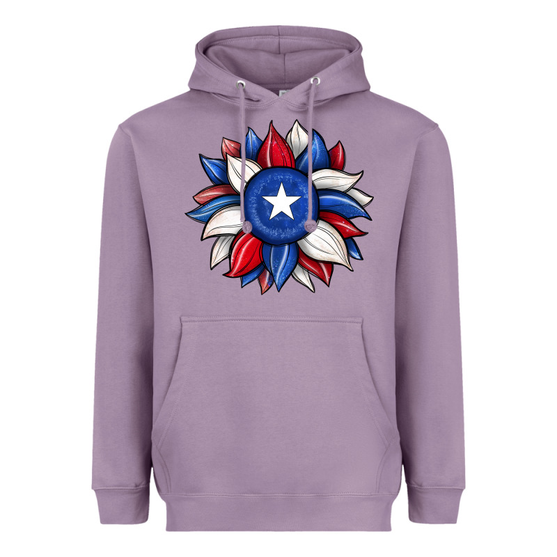 Sunflower Texas Flag 2 Heavyweight Hoodie by JahusDesignShop | Teevron