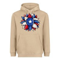 Mushroom sunflower texas flag 2 Heavyweight Hoodie - JahusDesignShop
