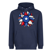 Navy sunflower texas flag 2 Heavyweight Hoodie - JahusDesignShop