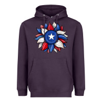 Plum sunflower texas flag 2 Heavyweight Hoodie - JahusDesignShop