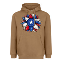 Toasted Coconut sunflower texas flag 2 Heavyweight Hoodie - JahusDesignShop