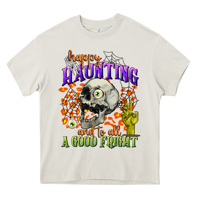Happy Haunting And To All A Good Fright Heavy Core Tee by CowGirlArtShop | Teevron
