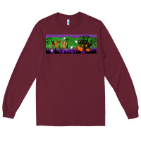 Burgundy halloween mini 11 oz mug Long Sleeve Tee - BundleAndBundleShop