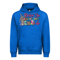 Cobalt rockin the night shift cna life Urban Hoodie - RanaPortraitStore