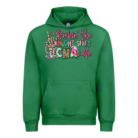 Emerald rockin the night shift cna life Urban Hoodie - RanaPortraitStore