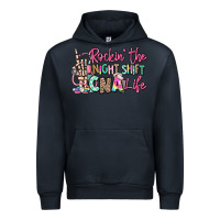 Navy rockin the night shift cna life Urban Hoodie - RanaPortraitStore