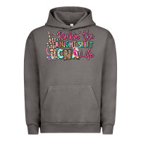 Pigment Tornado rockin the night shift cna life Urban Hoodie - RanaPortraitStore