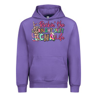 Tulip rockin the night shift cna life Urban Hoodie - RanaPortraitStore