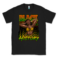 Black Black history afro woman Classic Tee - HowdyJamesFarm