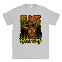 Moon Dust Black history afro woman Classic Tee - HowdyJamesFarm