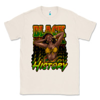 Natural Black history afro woman Classic Tee - HowdyJamesFarm