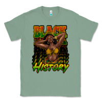 Sage Black history afro woman Classic Tee - HowdyJamesFarm