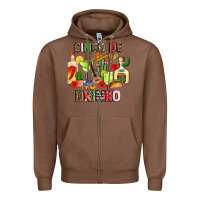 Chestnut cinco de drinko Zipper Hoodie - JahusDesignShop