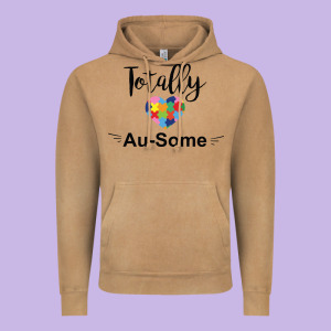 Totally Au Some Vintage Hoodie Designed By Cowhidedigitalart