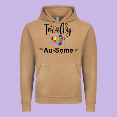 Totally Au Some Vintage Hoodie Designed By Cowhidedigitalart