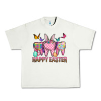 Pistachio Happy Easter Dental And Egg Urban Heavy Tee - BundleAndBundleShop
