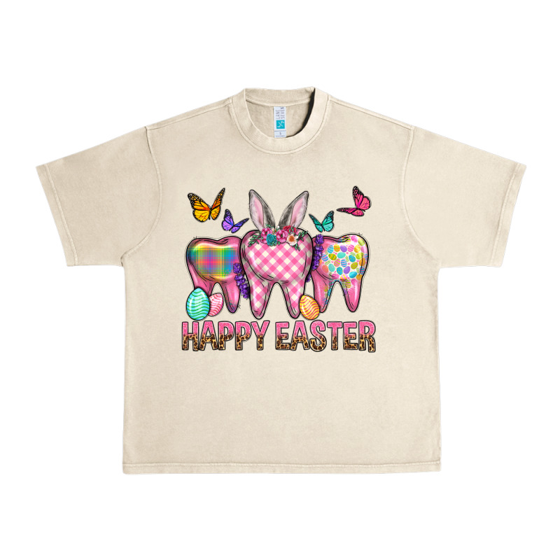 Happy Easter Dental And Egg Urban Heavy Tee by BundleAndBundleShop | Teevron