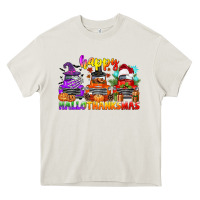 Happy Hallothanksmas Truck Heavy Core Tee | Teevron
