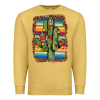 Antique Gold Christmas cactus Premium Sweatshirt - JahusDesignShop