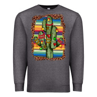 Charcoal Heather Christmas cactus Premium Sweatshirt - JahusDesignShop