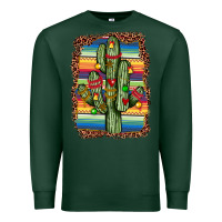 Sports Green Christmas cactus Premium Sweatshirt - JahusDesignShop