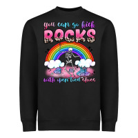 Black you can go kick rocks with open toed shoes Heavyweight Sweatshirt - JahusDesignShop