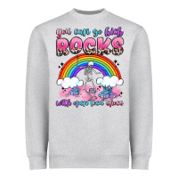 Heather Grey you can go kick rocks with open toed shoes Heavyweight Sweatshirt - JahusDesignShop
