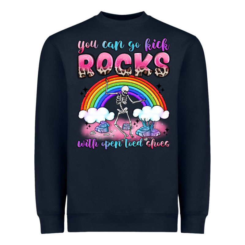 You Can Go Kick Rocks With Open Toed Shoes Heavyweight Sweatshirt by JahusDesignShop | Teevron