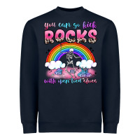 Navy you can go kick rocks with open toed shoes Heavyweight Sweatshirt - JahusDesignShop