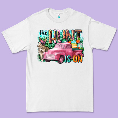 The Hunt Is On Easter Day Premium Tee Designed By Cowgirlartshop