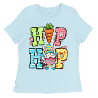 Baby Blue Easter hip hop gnome Ladies Tee - OliviaCreatesArt