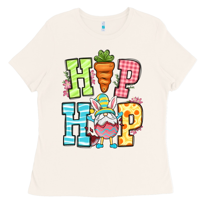 Easter Hip Hop Gnome Ladies Tee by OliviaCreatesArt | Teevron