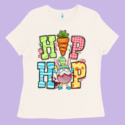 Easter Hip Hop Gnome Ladies Tee Designed By Oliviacreatesart