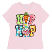 Bubblegum Pink Easter hip hop gnome Ladies Tee - OliviaCreatesArt